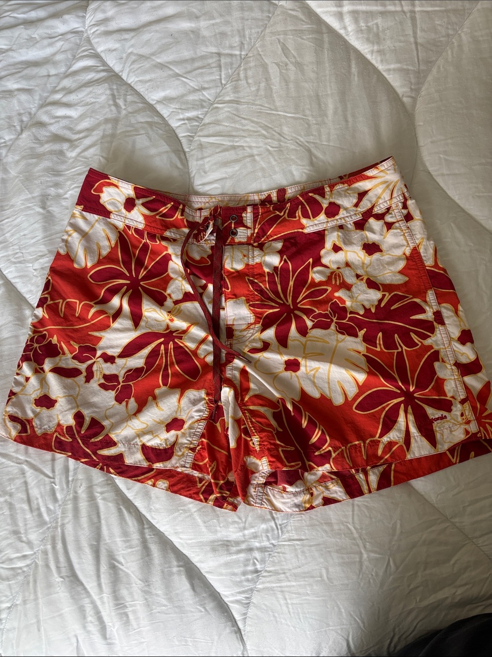 Patagonia Women’s Red Floral Hawaiian Shorts